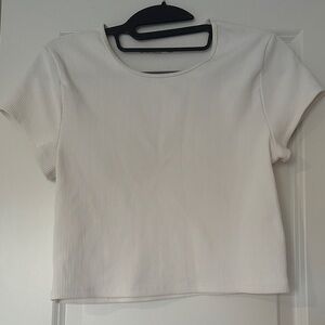 Abercrombie & Fitch Soft AF White Tee